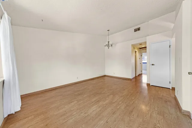 wooden floor in a room