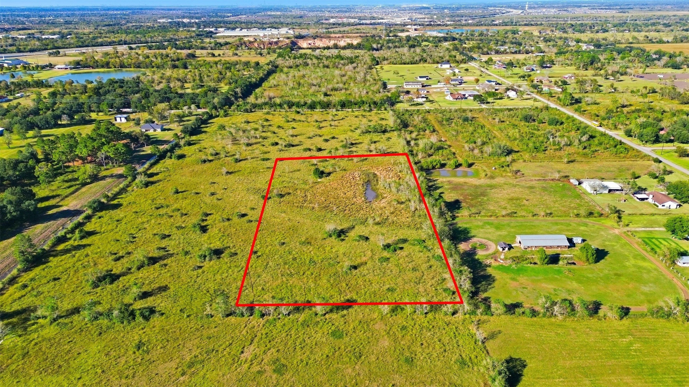 0 County Road 78 Rosharon, TX 77583 - Photo 3 of 26 a view of a yard with an outdoor space