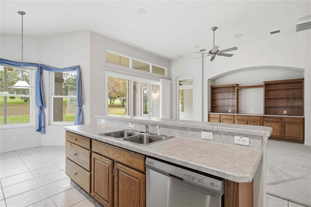 680 West Doerr Path Hernando, FL 34442 - Photo 22 of 48 a bathroom with a granite countertop sink and a large mirror