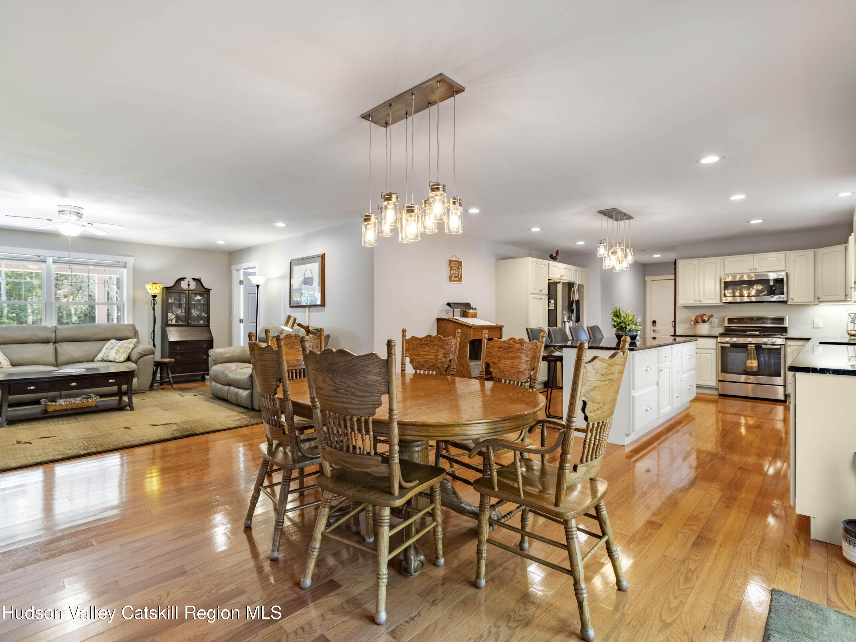 15 Pine Street Cairo, NY 12413 - Photo 16 of 46 a view of a dining room with furniture and chandelier