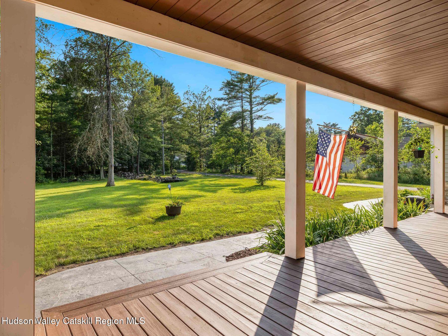 15 Pine Street Cairo, NY 12413 - Photo 27 of 46 a view of a swimming pool with a yard