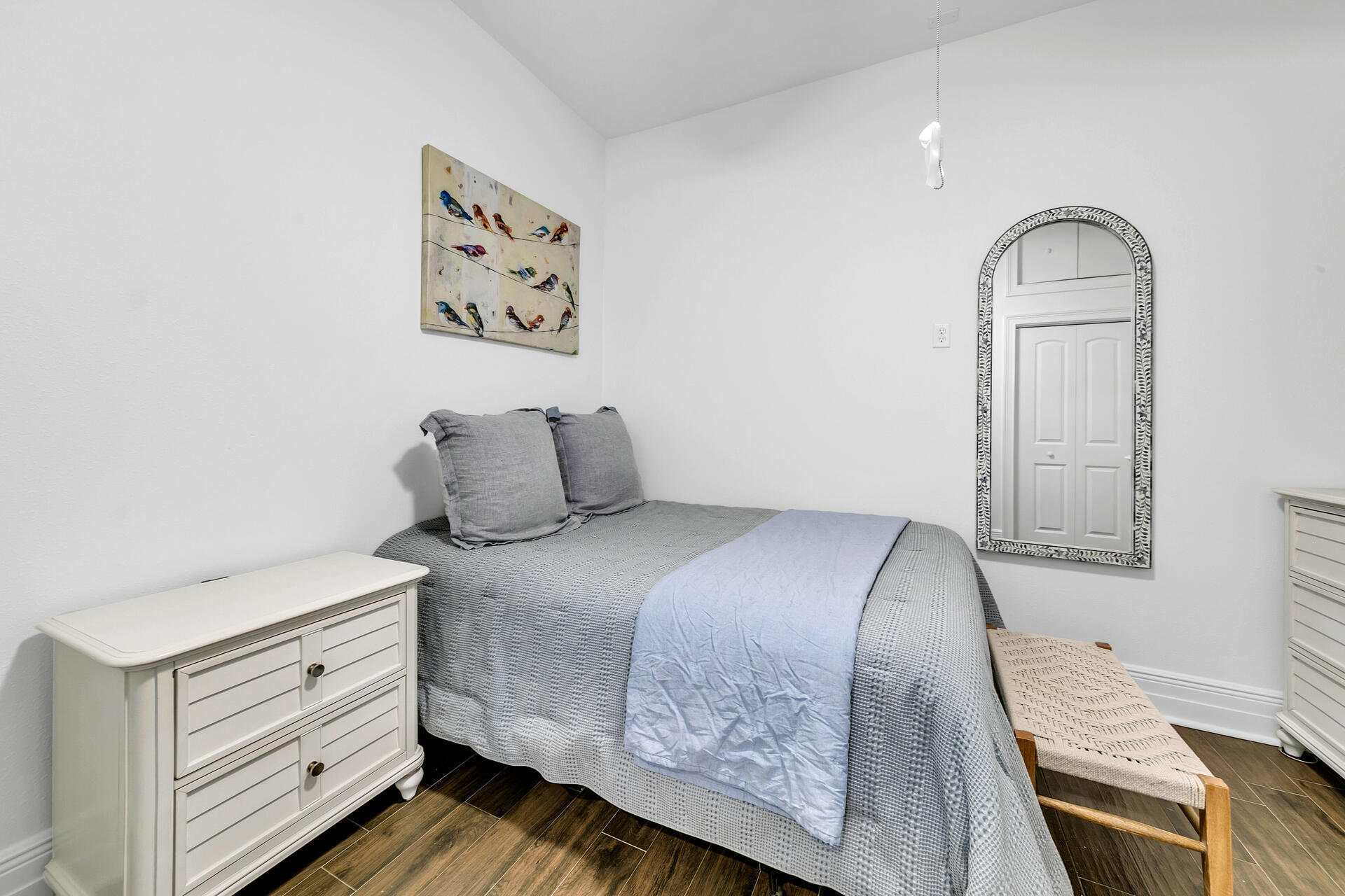 389 Driftwood Point Road Santa Rosa Beach, FL 32459 - Photo 50 of 79 a bedroom with a bed and a dresser