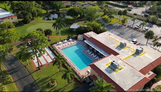 1985 Southwest Palm City Road, Unit 44I Stuart, FL 34994 - Photo 27 of 31 an aerial view of a house with a garden