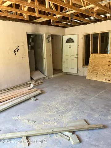 a view of a car garage