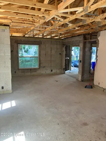 a view of room with gym equipment