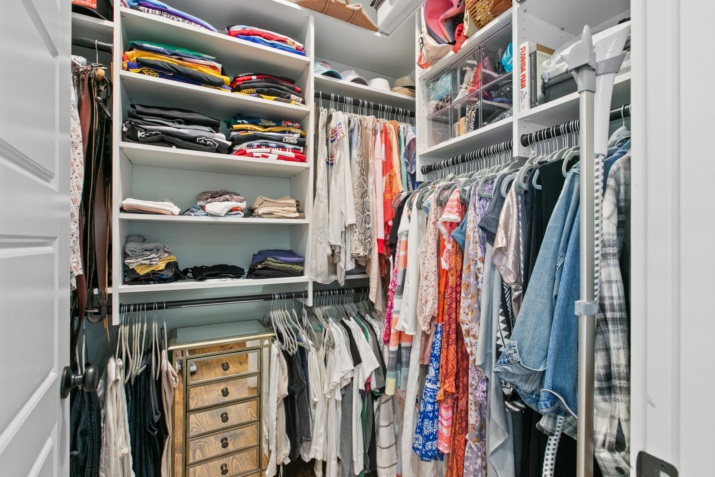 120 Hammock Lane Santa Rosa Beach, FL 32459 - Photo 36 of 57 a view of walk in closet with clothes and shoes