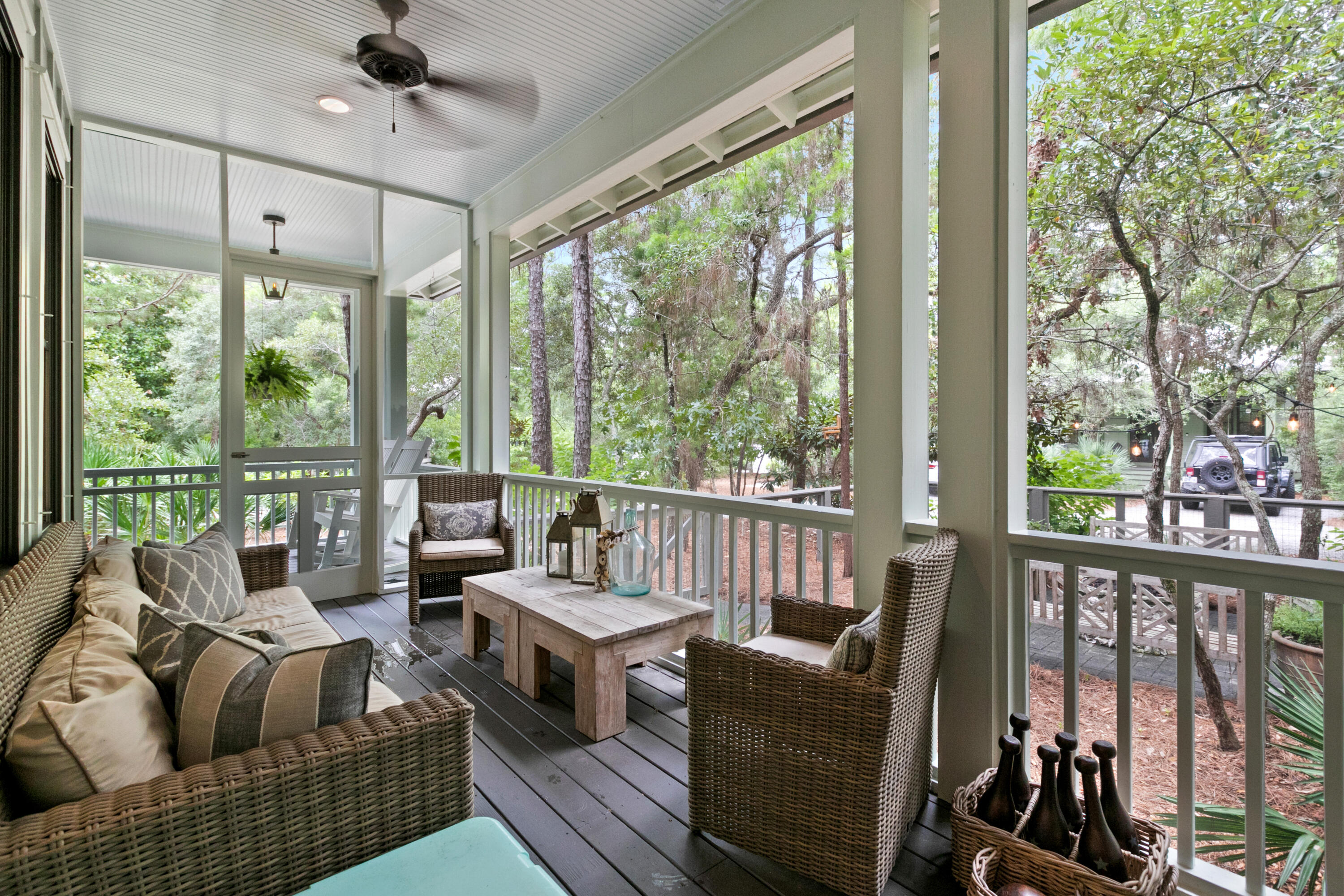120 Hammock Lane Santa Rosa Beach, FL 32459 - Photo 51 of 57 a living room with furniture and a floor to ceiling window