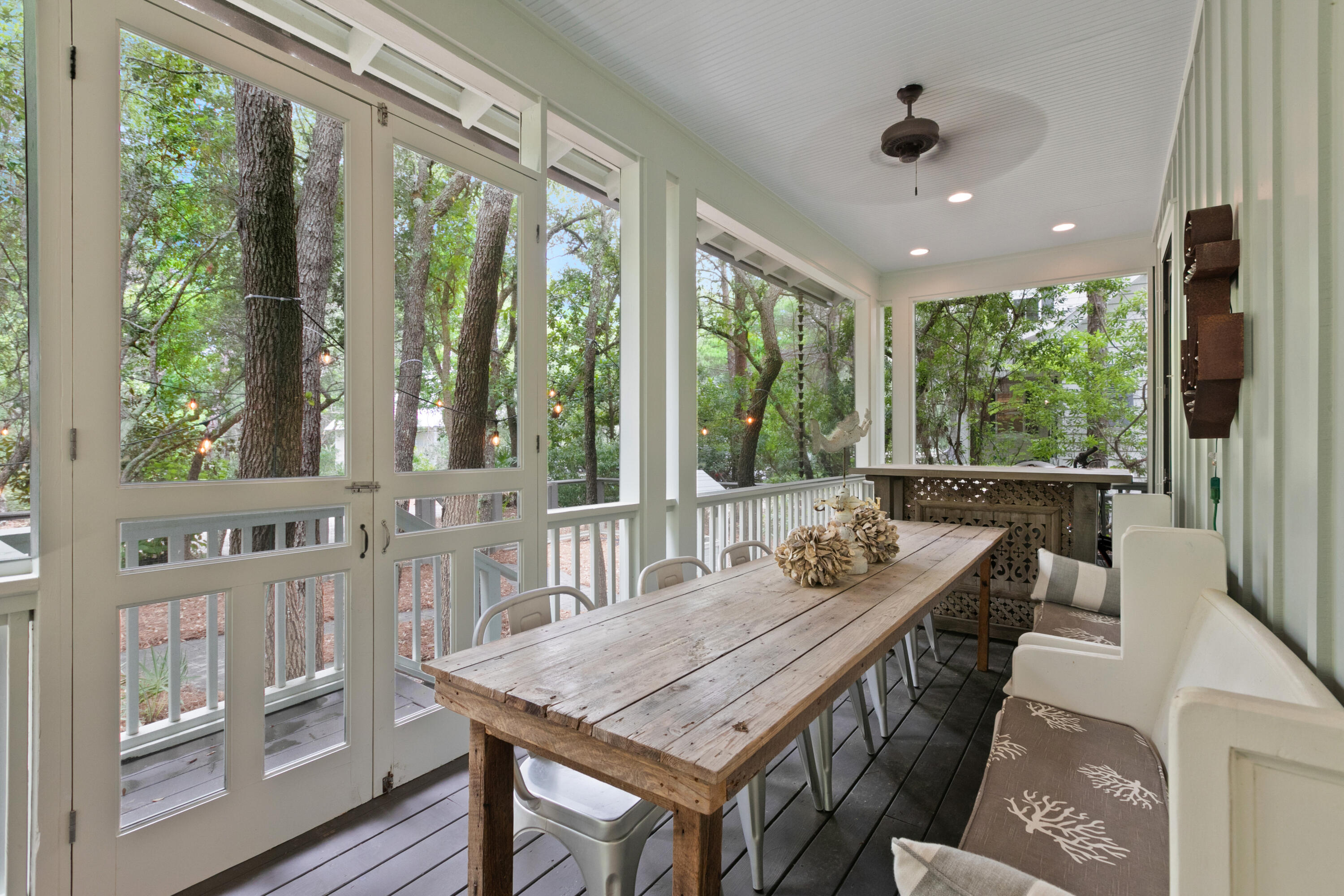 120 Hammock Lane Santa Rosa Beach, FL 32459 - Photo 52 of 57 a outdoor space with furniture and wooden floor