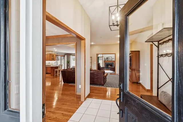 a view of a living room