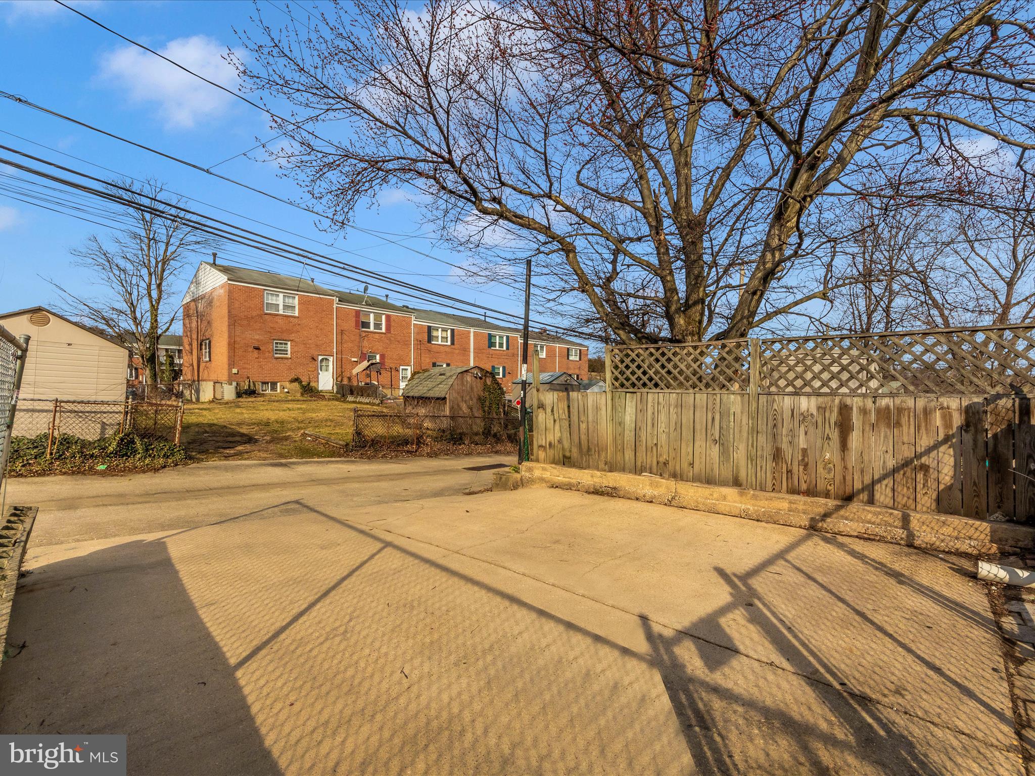 5610 Braxfield Road Halethorpe, MD 21227 - Photo 27 of 32 a view of a backyard