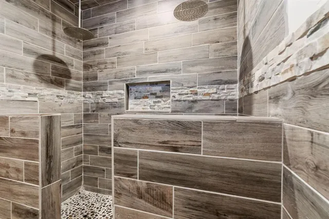 a close up of a mirror