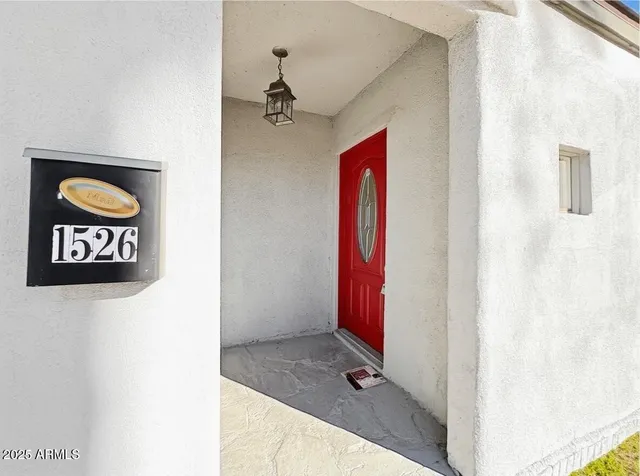 a view of a hallway with a elevator