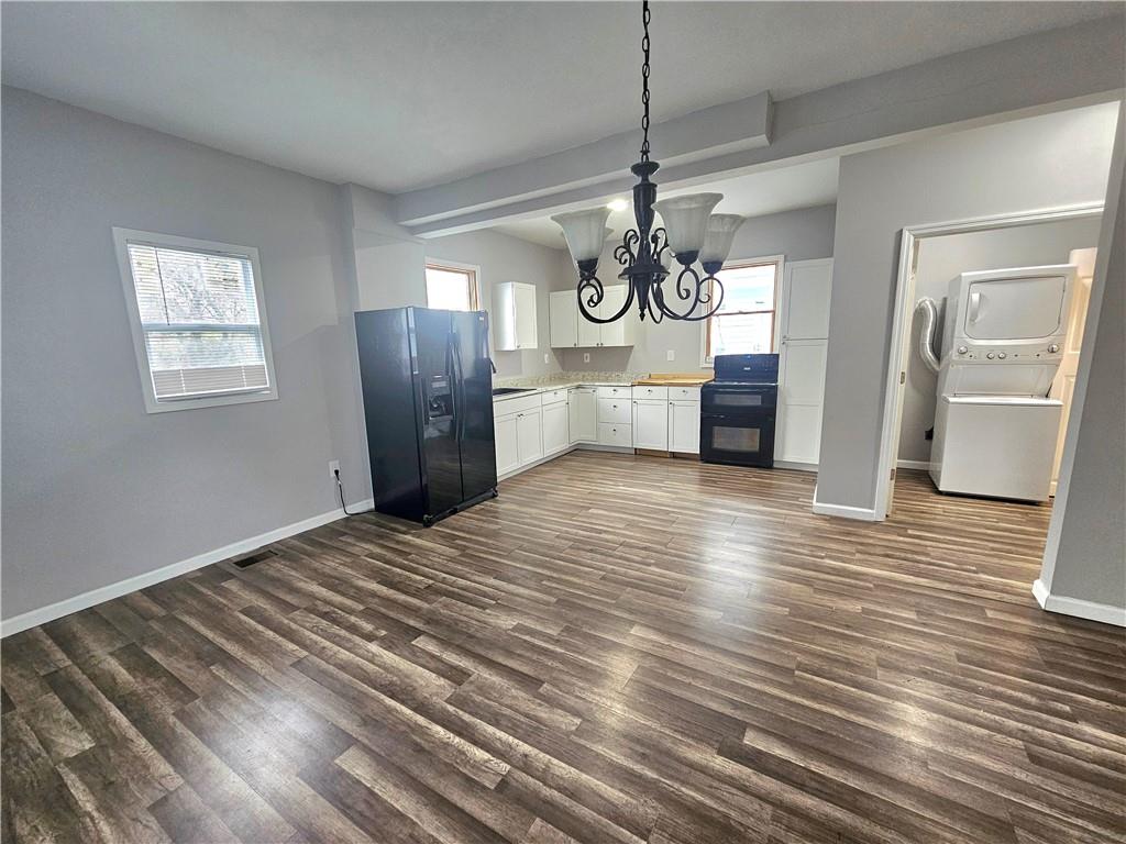 418 Short Street Donora, PA 15033 - Photo 5 of 22 a view of a room wooden floor and chandelier