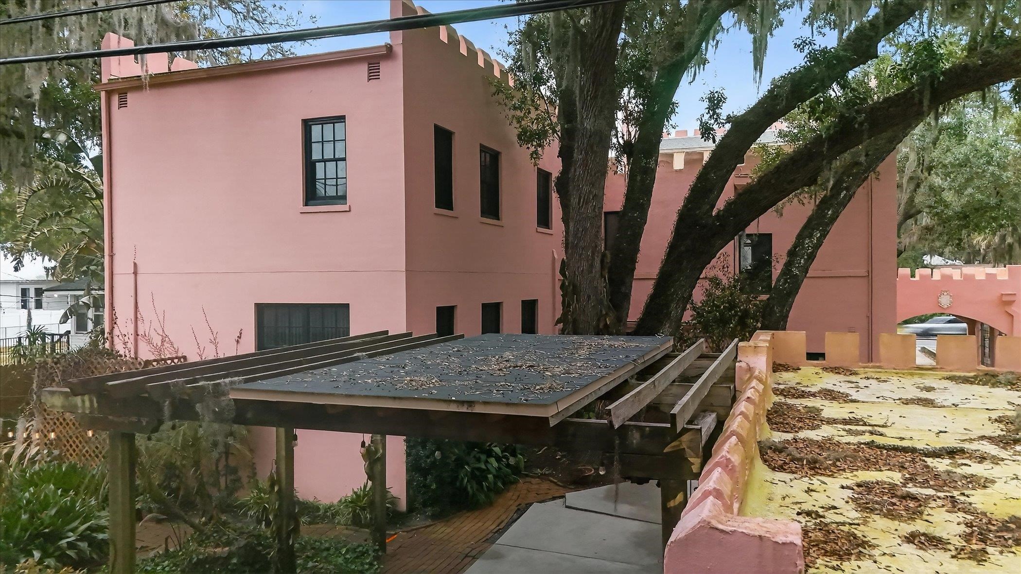 16 May Street St. Augustine, FL 32084 - Photo 46 of 85 Back of house with stucco siding