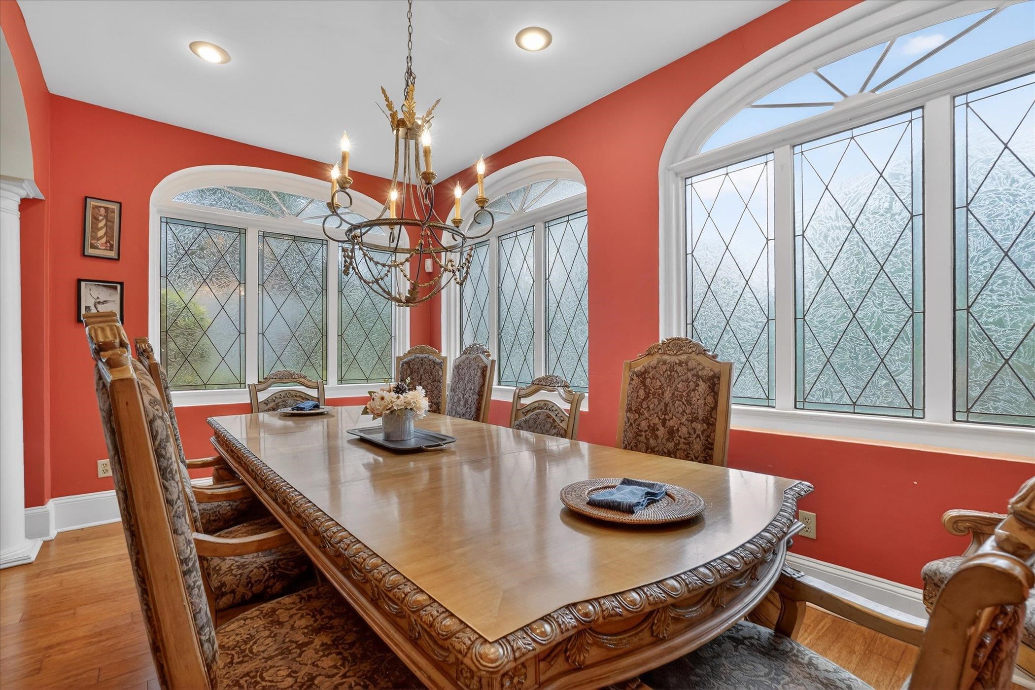 16 May Street St. Augustine, FL 32084 - Photo 54 of 85 Dining area with light wood-style floors and suspended lighting