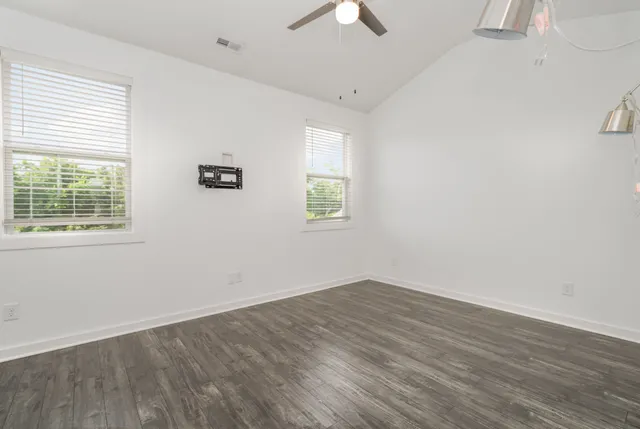 wooden floor in an empty room
