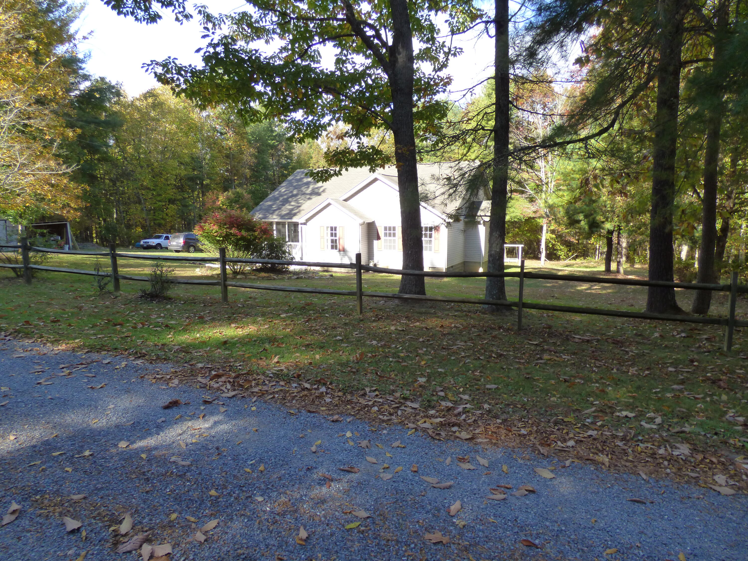 110 Little Cabin Road Northeast Floyd, VA 24091 - Photo 3 of 32 a backyard of a house with lots of green space