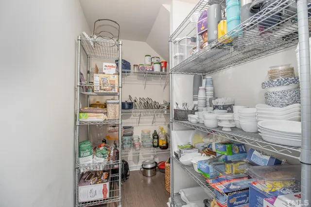 a room with storage and utility