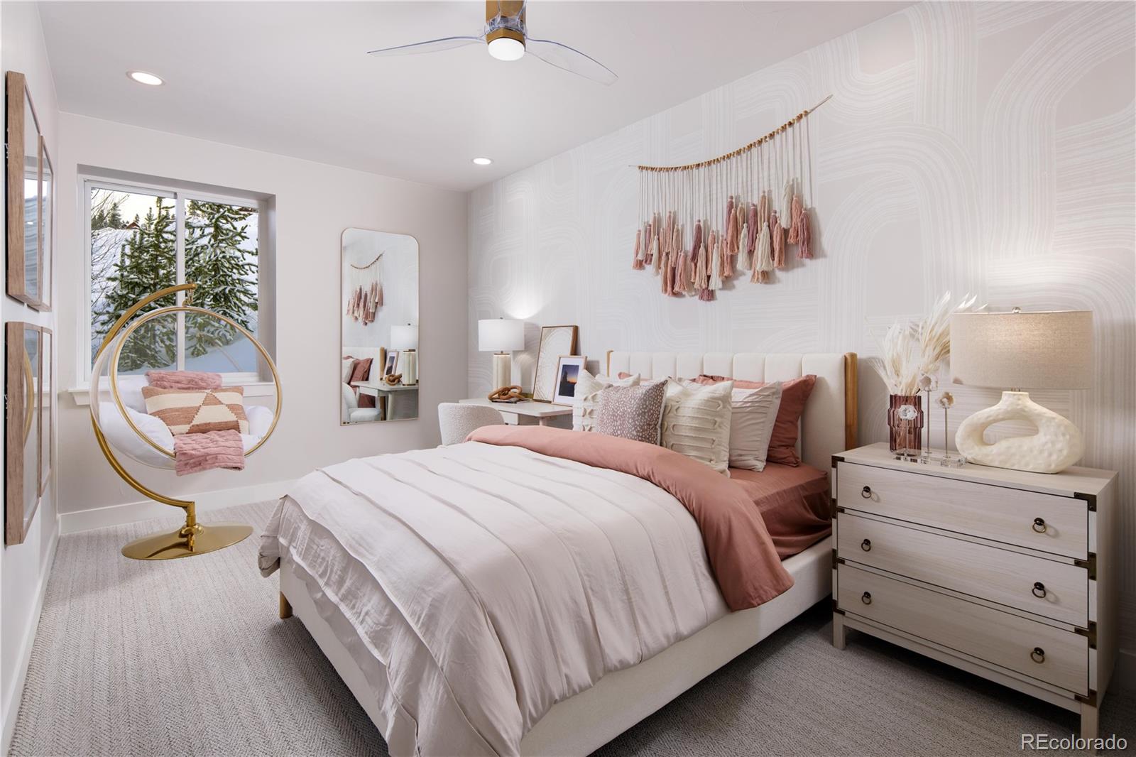 77 High Grove Loop Winter Park, CO 80482 - Photo 11 of 14 a spacious bedroom with a bed and a window