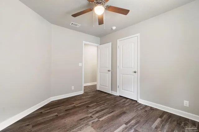 wooden floor in an empty room
