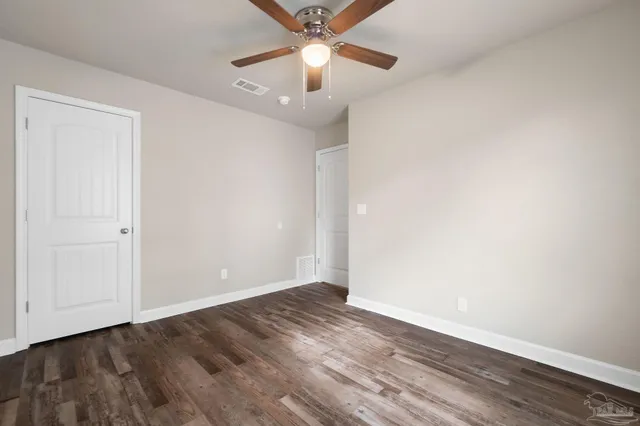 wooden floor in an empty room
