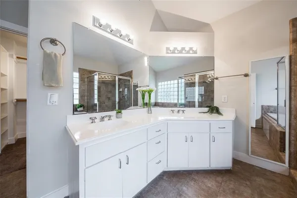 a view of a kitchen with a sink
