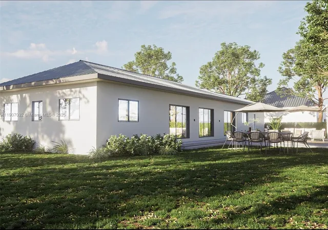 a front view of house with yard