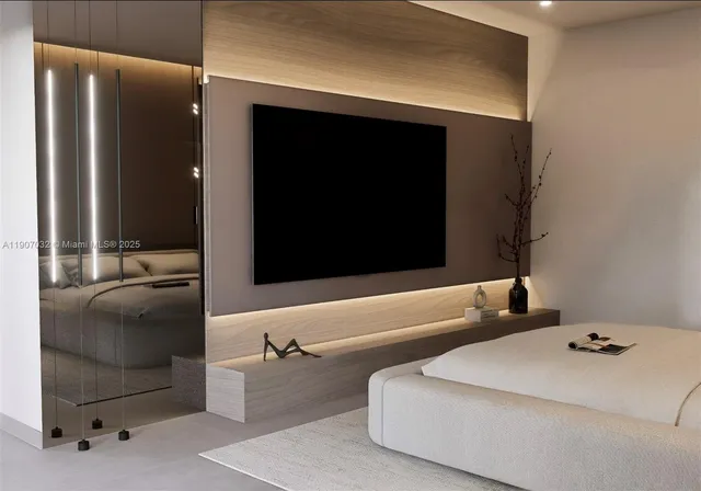 a bathroom with a bathtub and a double vanity sink