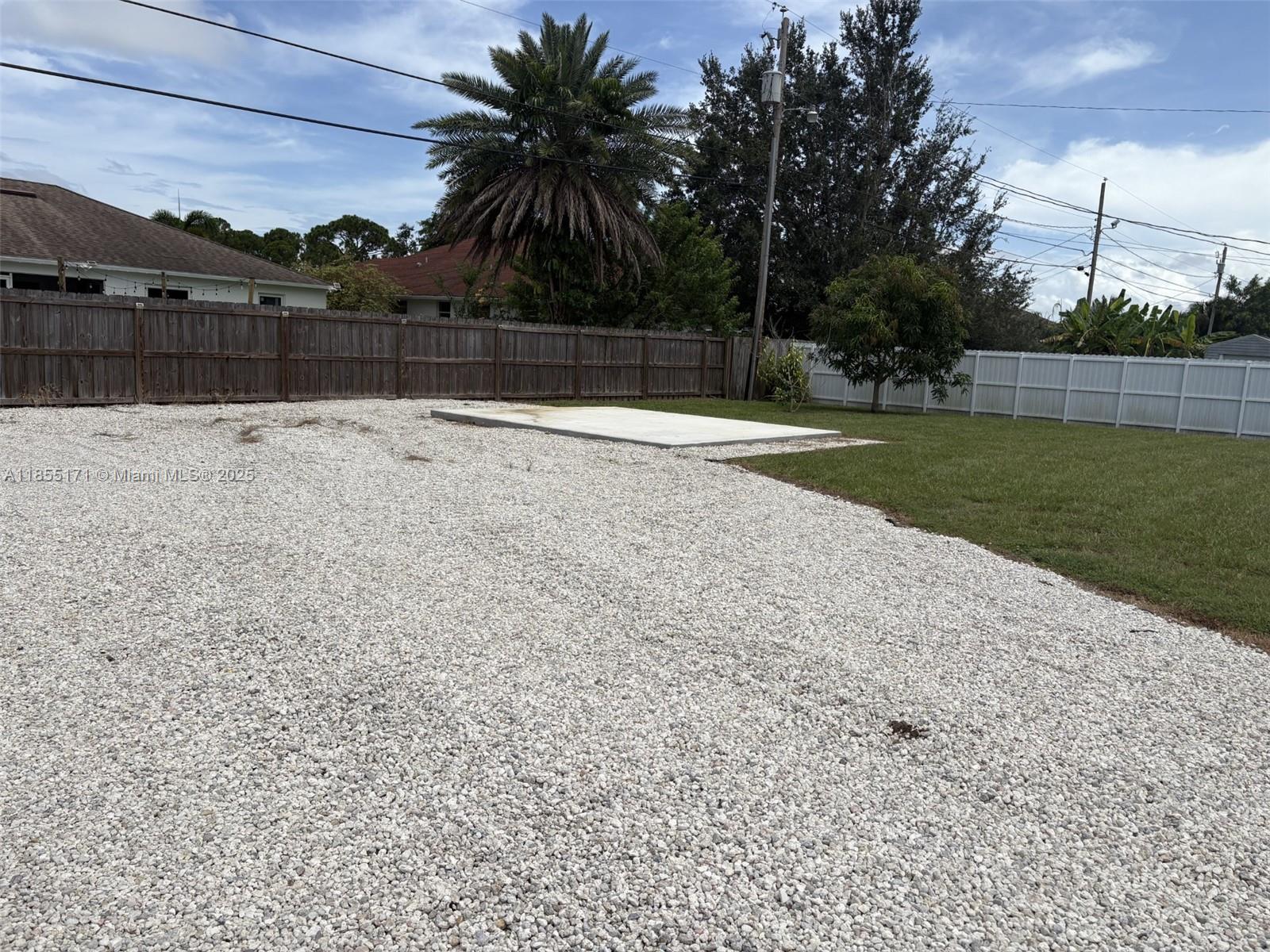 2273 Southwest Mt Vernon Street Port St. Lucie, FL 34953 - Photo 8 of 9 a view of backyard with green space