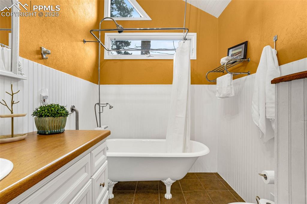 5870 Paona Road Cascade, CO 80809 - Photo 10 of 32 a bathroom with a sink and a mirror