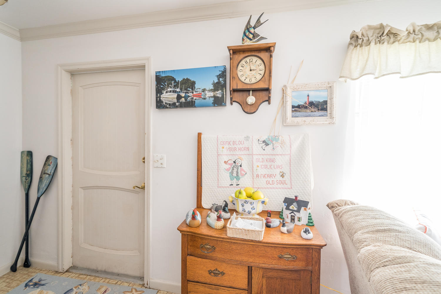 100 River Drive Tequesta, FL 33469 - Photo 33 of 54 a bedroom with a bed and a table in it