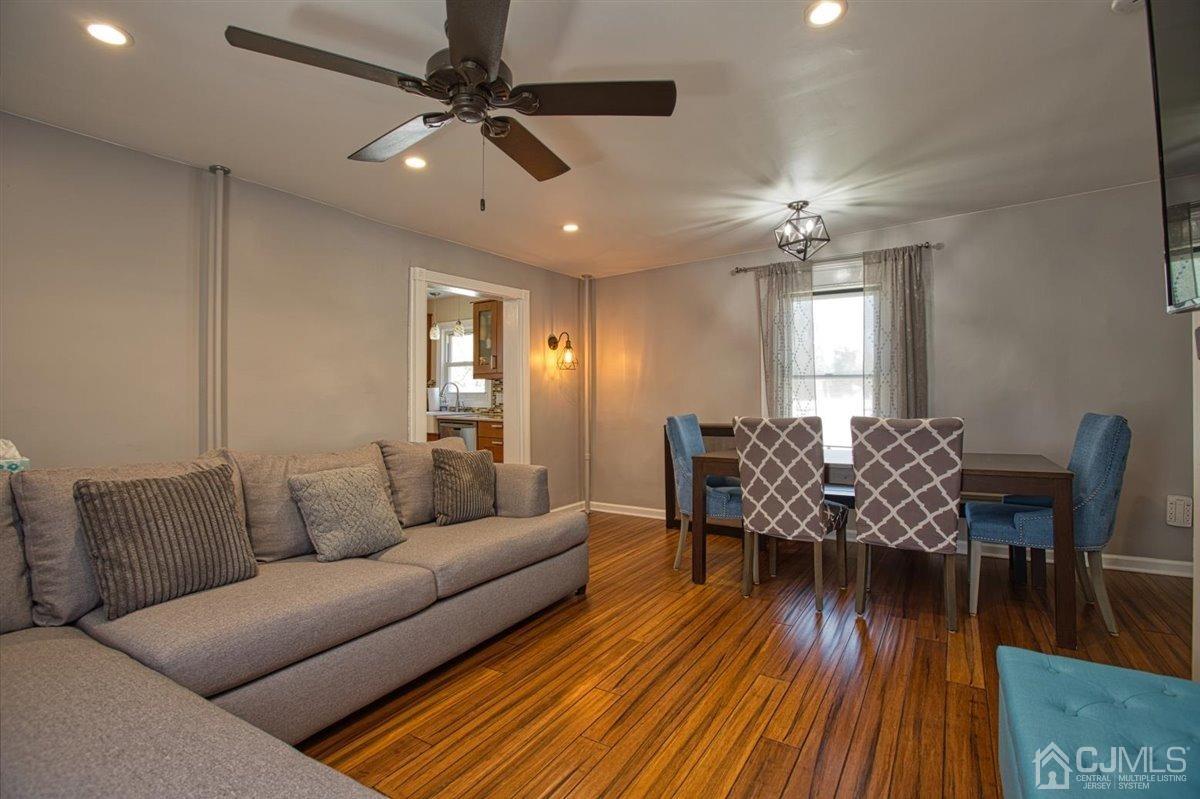 91 River Road Sayreville, NJ 08872 - Photo 6 of 36 Formal dining room/family room, bamboo wood floors.