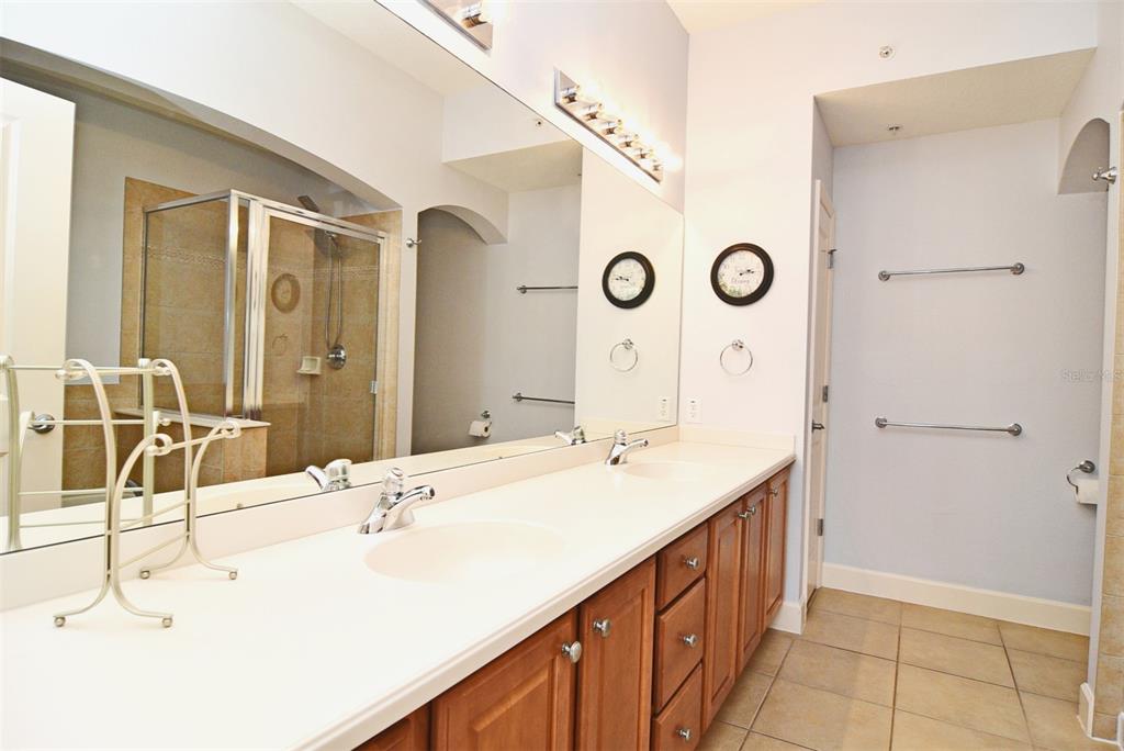 1400 Celebration Avenue, Unit 406 Celebration, FL 34747 - Photo 19 of 51 a bathroom with a sink and a mirror