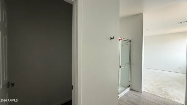 a view of bathroom with shower