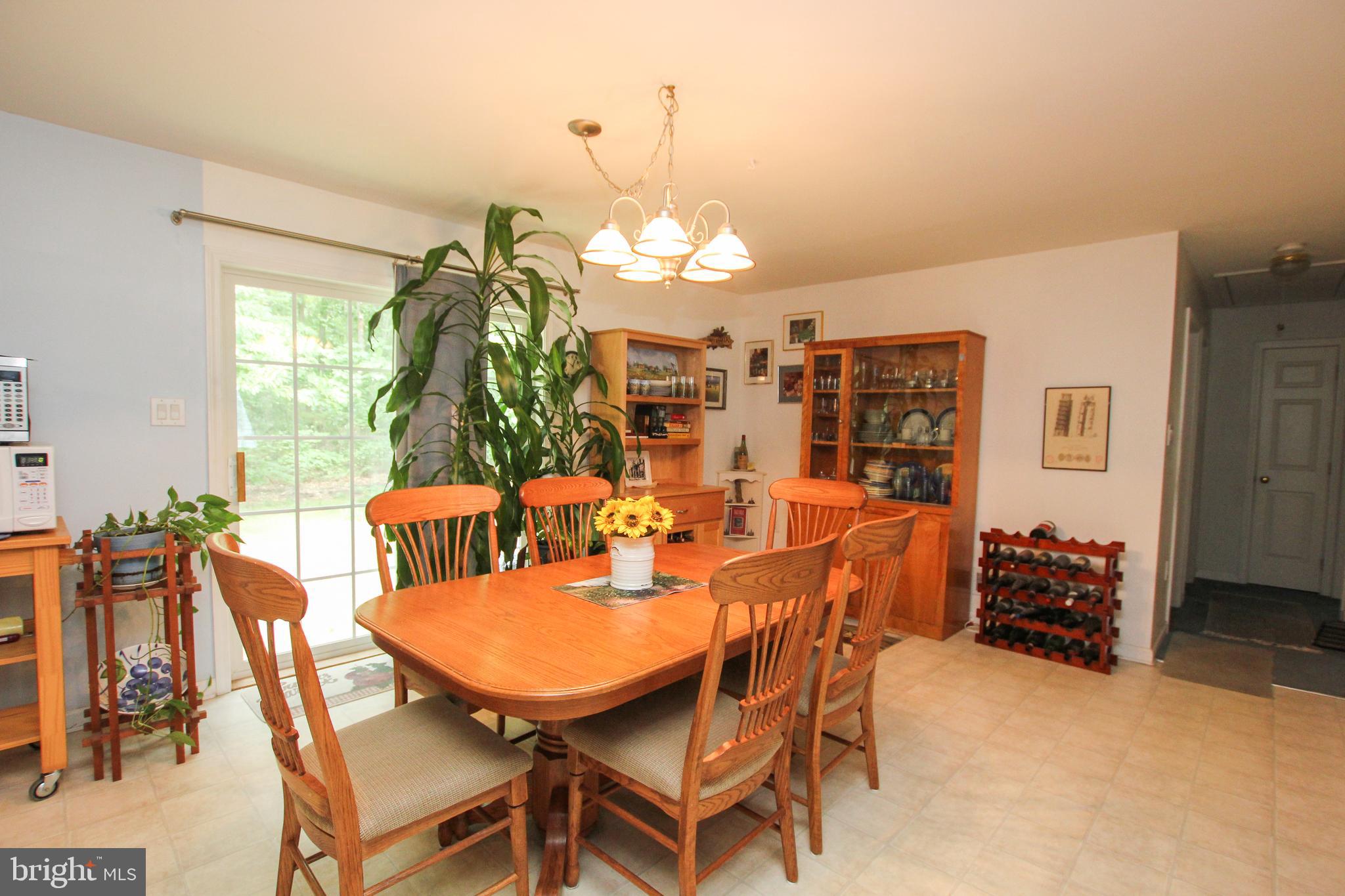 28549 Round Pole Bridge Road Milton, DE 19968 - Photo 6 of 22 Dining Area and Slider to backyard