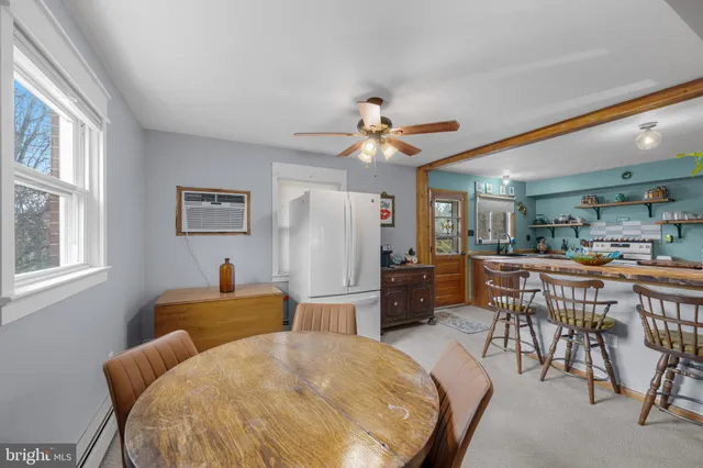 a bed room with a bed and furniture