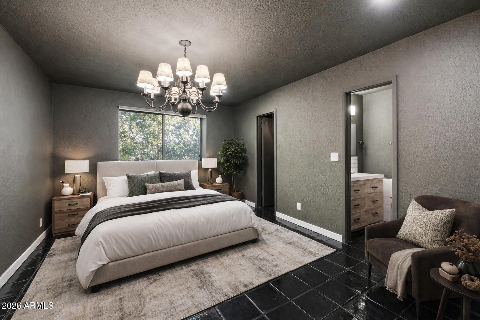 1018 East Osborn Road, Unit E Phoenix, AZ 85014 - Photo 19 of 24 Virtually Staged Bedroom