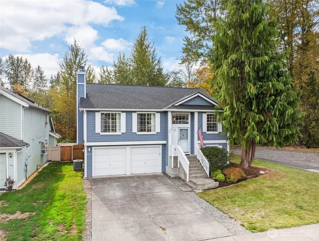 front view of house with a yard