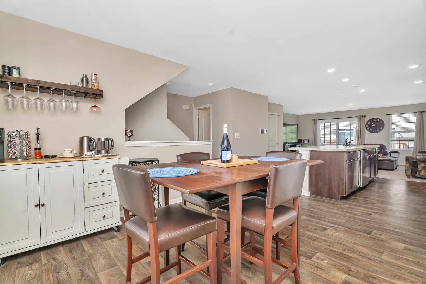 3741 Bailey Road Yorkville, IL 60560 - Photo 14 of 32 a view of a dining room with furniture and wooden floor