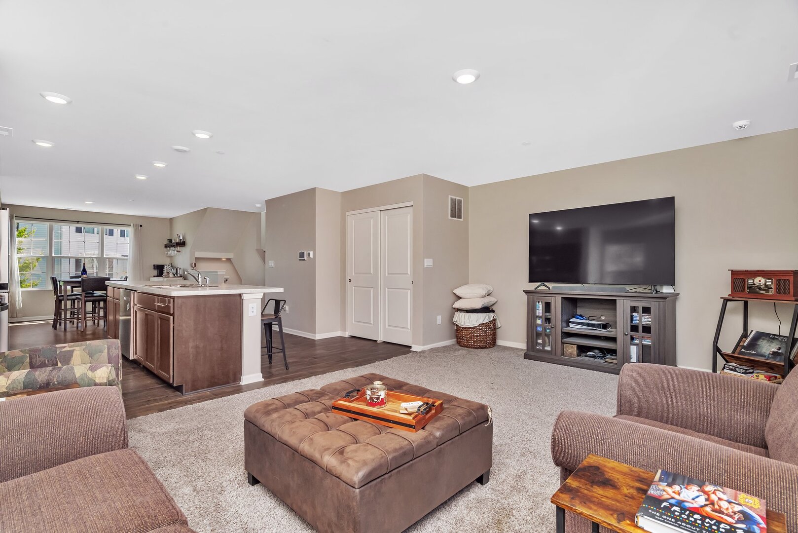 3741 Bailey Road Yorkville, IL 60560 - Photo 7 of 32 a living room with furniture and a flat screen tv