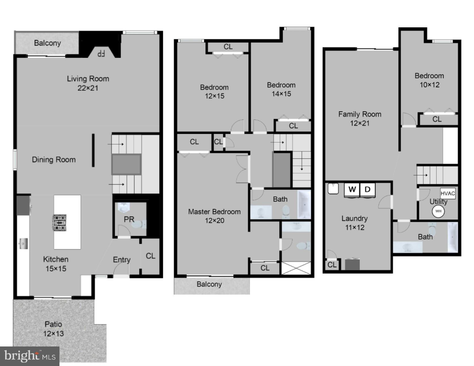 2017 Wethersfield Court Reston, VA 20191 - Photo 30 of 30 Floor plan. 2400 finished square feet.