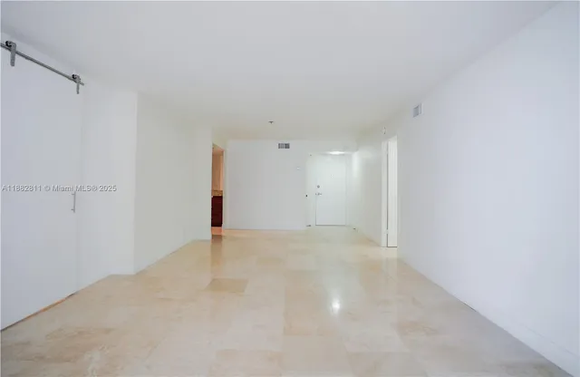 a view of an empty room