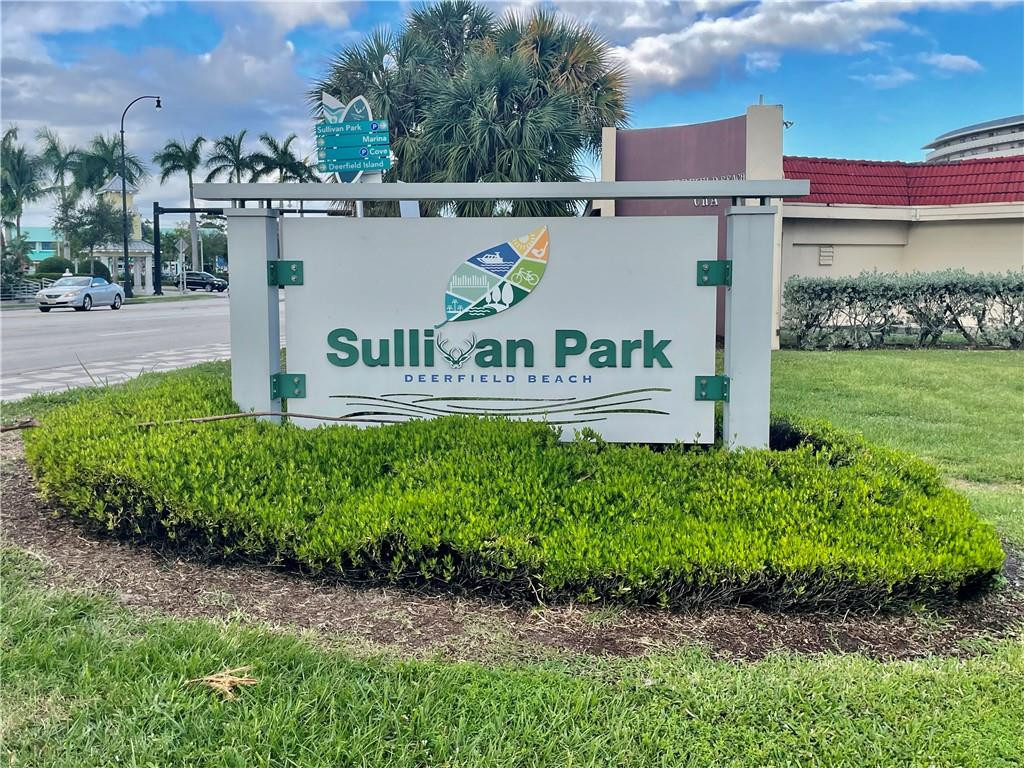 1629 Riverview Road, Unit 616 Deerfield Beach, FL 33441 - Photo 56 of 65 Sullivan Park next door to complex
