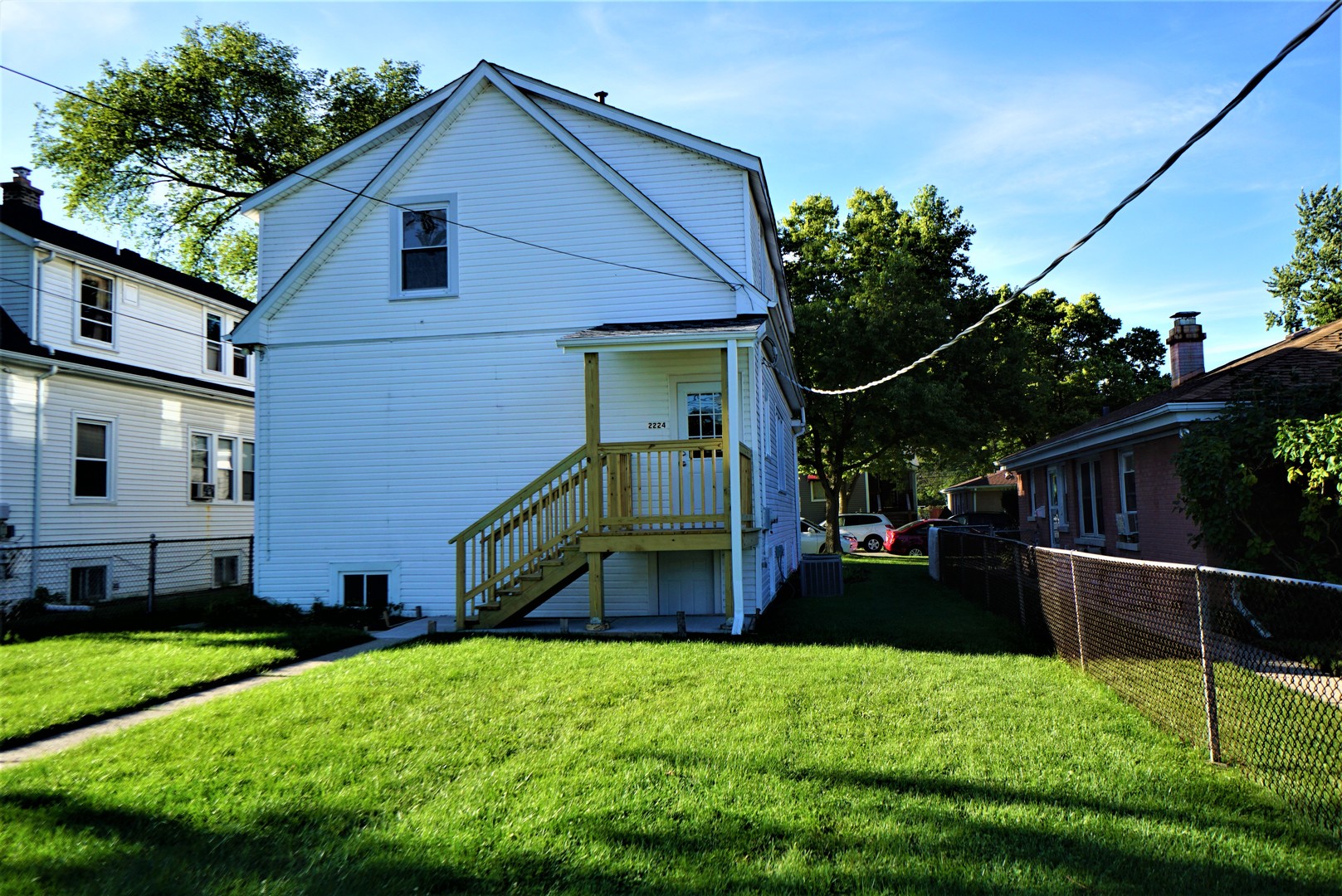2224 Foster Street Evanston, IL 60201 - Photo 38 of 39 a backyard of a house with wooden fence