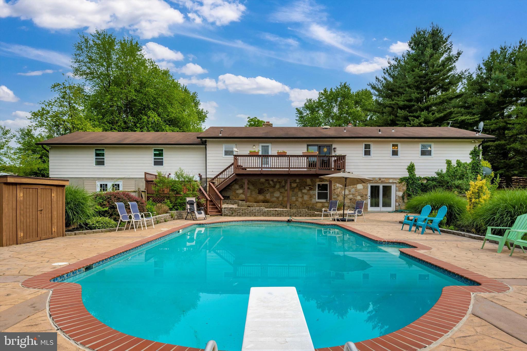 1724 Bollinger Road Westminster, MD 21157 - Photo 42 of 71 Beautiful in ground HEATED pool with diving well