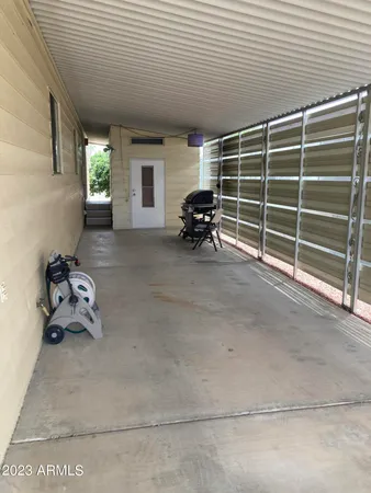 a view of water heater room