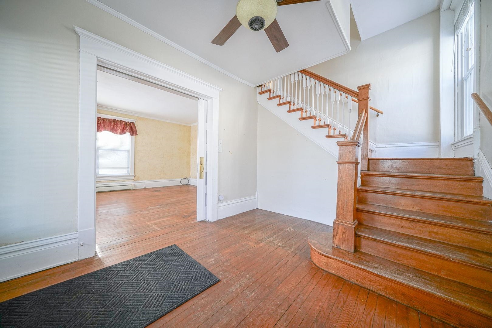 408 South 5th Street Oregon, IL 61061 - Photo 41 of 43 a view of entryway and hall with wooden floor