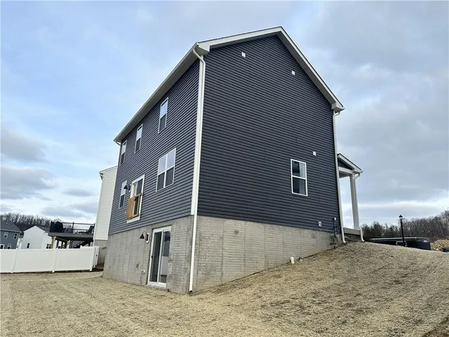 a backyard of a house