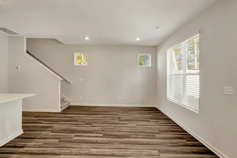 a view of an entryway of a house