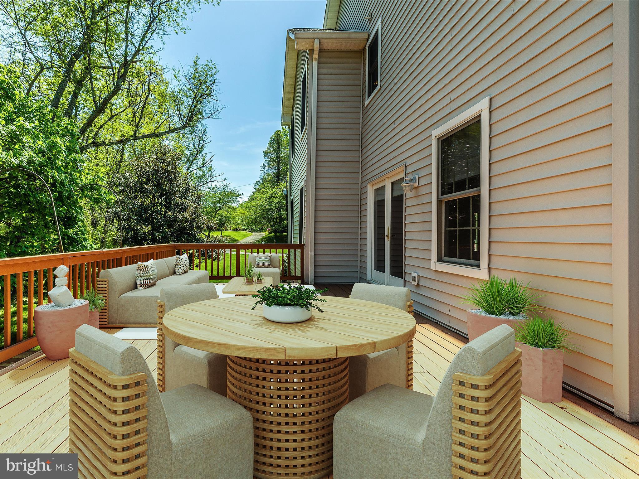 2009 Flint Hill Road Silver Spring, MD 20906 - Photo 62 of 83 Exterior Deck Virtually Staged 2
